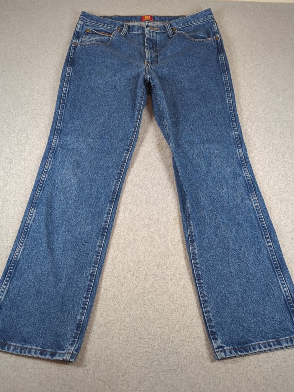 Wrangler Jeans Men's 34x30 Blue 36MWZ Slim Fit Cowboy Cut Western Denim Pants